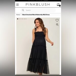 Pink Blush Midi Dress